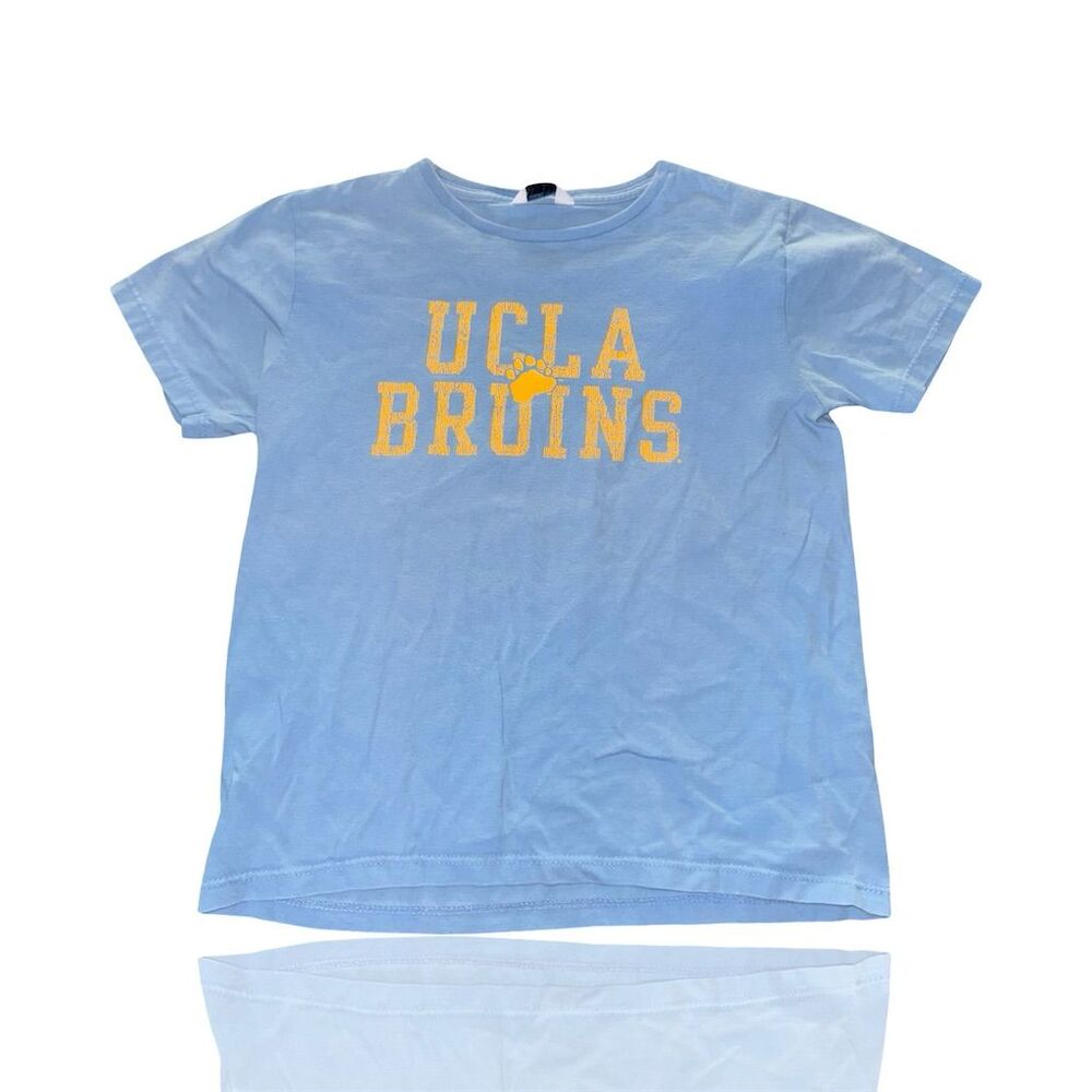 Vintage UCLA Bruins Unisex 90’s Tee  Light Blue Graphic Print L (Heavy Wear)